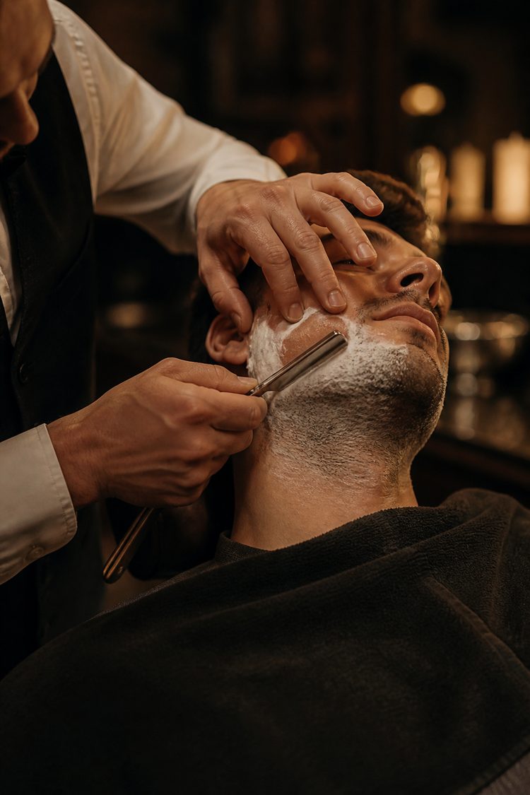 Placeholder: classic shave